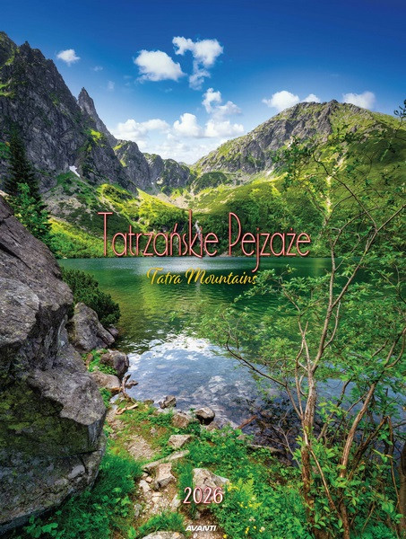 Kalendarz ścienny mały spirala KSMS-8 Tatrzańskie Pejzaże Avanti